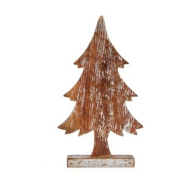 Коледно дърво Krist+ Кафяв Сребрист Сребро Дървен 5 x 39 x 21 cm