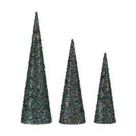 Коледна Украса Krist+ Син Златен пайети Коледа 16,5 x 60 x 16,5 cm Конуси