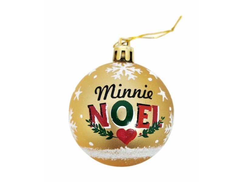 Коледна топка Minnie Mouse Lucky Златен 10 броя Пластмаса (Ø 6 cm) Коледна топка Minnie Mouse Lucky Златен 10 броя Пластмаса (Ø 6 cm)