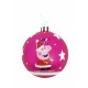 Коледна топка Peppa Pig Cosy corner Фуксия 6 броя Пластмаса (Ø 8 cm)
