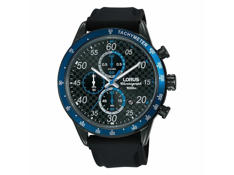 Мъжки часовник Lorus SPORTS Черен (Ø 45 mm)