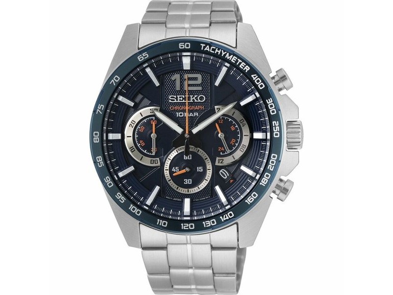 Мъжки часовник Seiko SSB345P1 (Ø 44 mm)