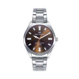 Мъжки часовник Mark Maddox HM1012-46 Кафяв Сребрист
