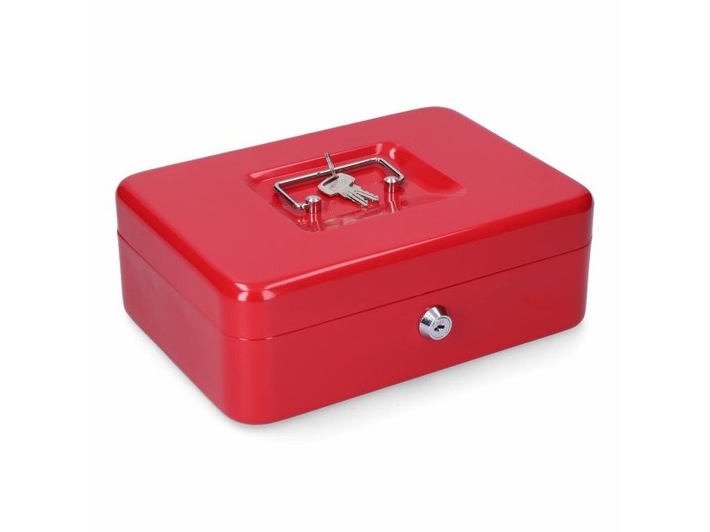 Сейфове Micel CFC09 M13398 Червен Стомана 25 x 18 x 9 cm 250 x 180 x 90 mm