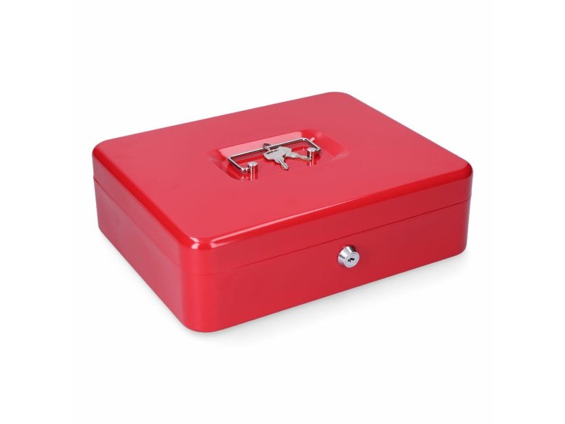 Сейфове Micel CFC09 M13401 Червен Стомана 30 x 24 x 9 cm 300 x 240 x 90 mm