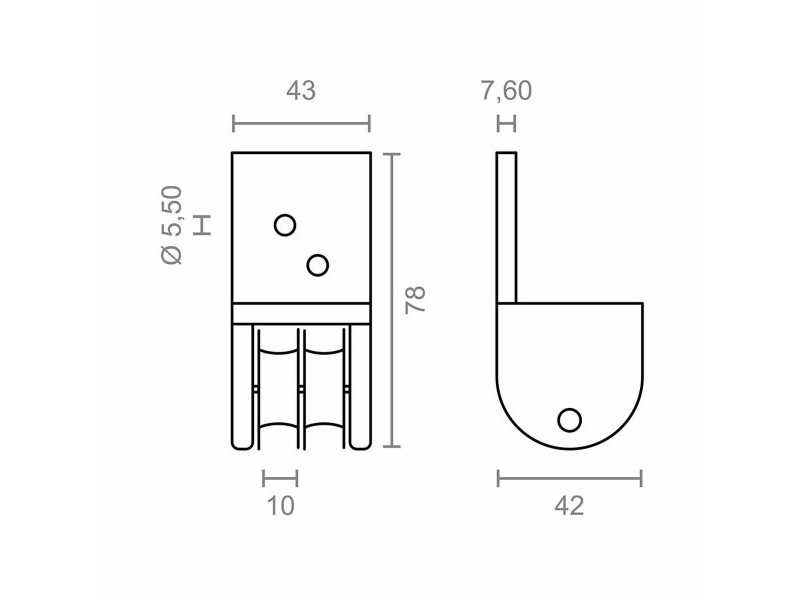 Пергола макара Micel TLD19 Найлон 4,3 x 4,2 x 7,8 cm Фронтален Бял