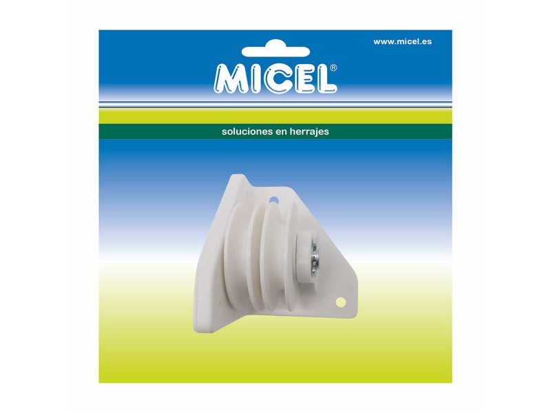 Пергола макара Micel TLD20 Найлон 7,3 x 7,3 x 8 cm Külg Бял
