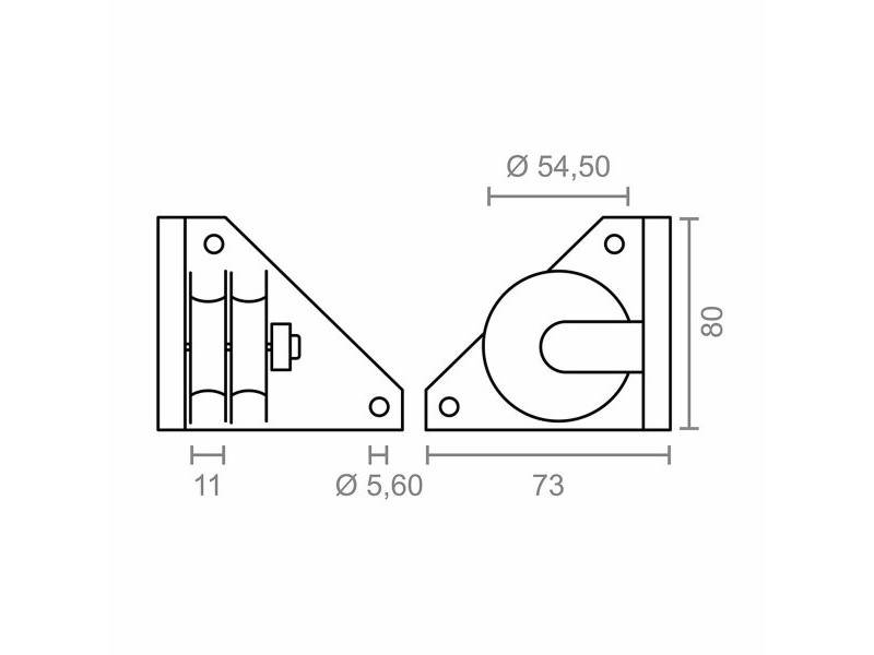 Пергола макара Micel TLD20 Найлон 7,3 x 7,3 x 8 cm Külg Бял