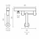 Пергола макара Micel TLD21 Найлон 65 x 18,5 x 90 mm Пързалка Бял