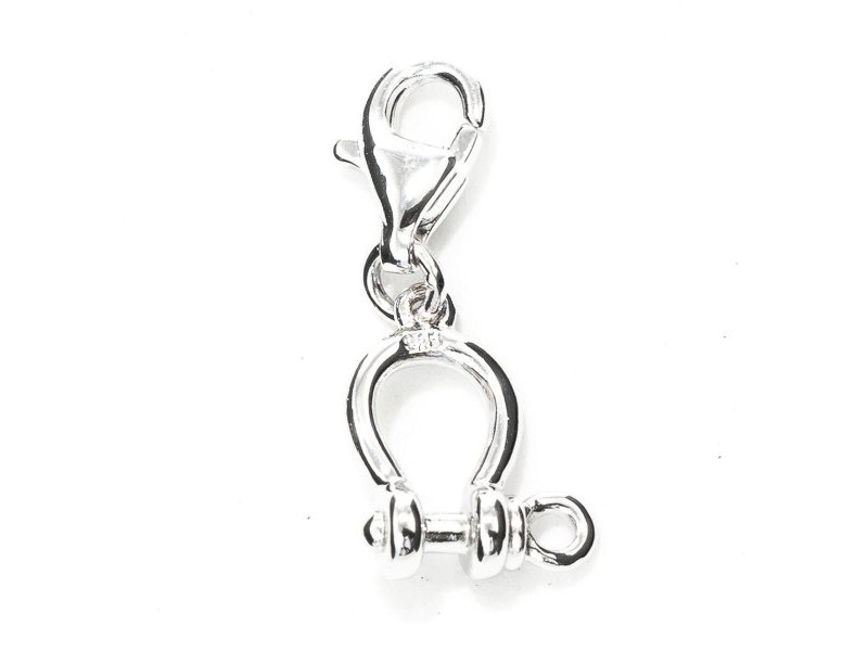 Дамска огърлица Xenox CHARM_MOSQUETON Сребрист 1 cm