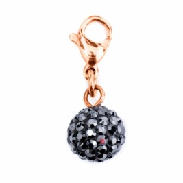 Огърлица Folli Follie 3P0T026RK Сив (1 cm)