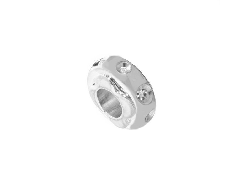Дамска огърлица Folli Follie 3P13F017C Сив 1,5 cm