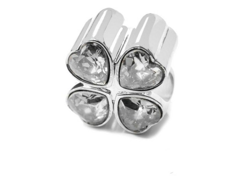 Дамска огърлица Folli Follie 3P16F009C Сив (1,5 cm)