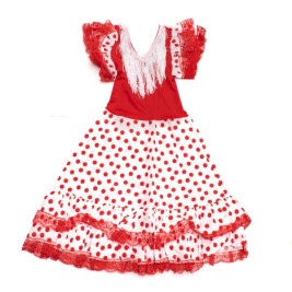 Рокля Flamenco VS-RBLANCO-LRO10 10 години