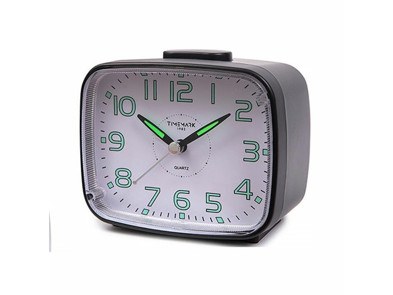 Аналогов будилник Timemark 12 x 9,5 x 6,5 cm Черен Класически