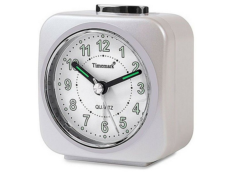 Аналогов будилник Timemark Бял Тих Със звук Нощен режим