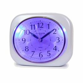 Аналогов будилник Timemark 10 x 8,5 x 4 cm Бял Пластмаса Класически