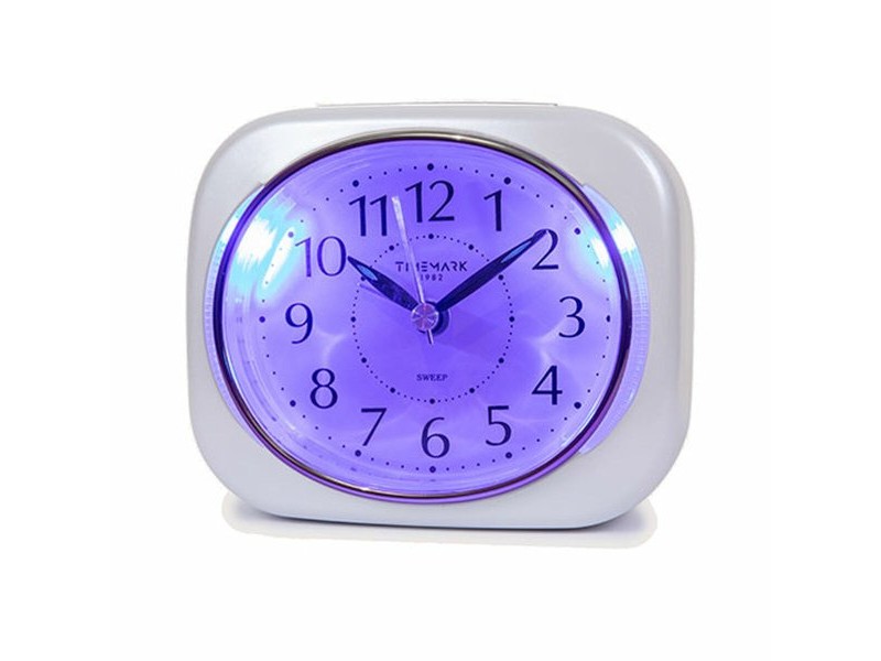 Аналогов будилник Timemark 10 x 8,5 x 4 cm Бял Пластмаса Класически