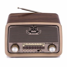 Радио Kooltech Am/Fm/Sw Bluetooth Кафяв