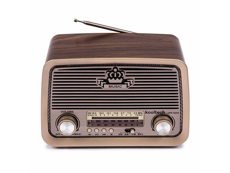 Радио Kooltech Am/Fm/Sw Bluetooth Кафяв