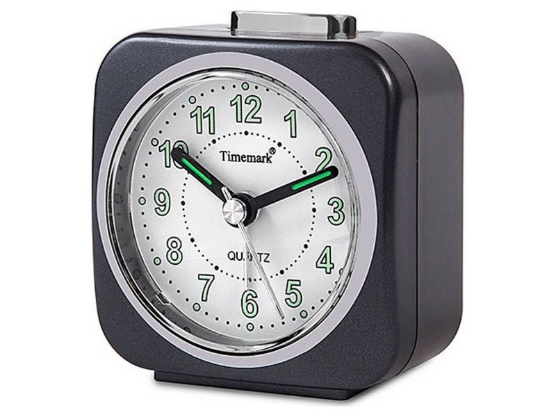 Аналогов будилник Timemark Сив Тих Със звук Нощен режим
