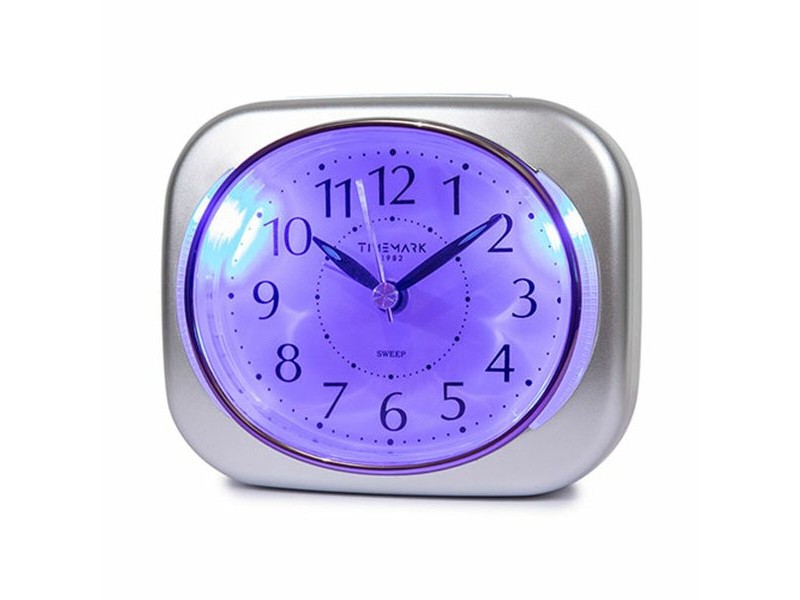Аналогов будилник Timemark 10 x 8,5 x 4 cm Сребрист Класически