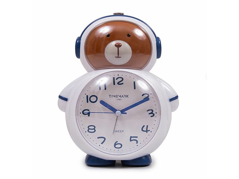 Аналогов будилник Timemark Мечка Астронавт Многоцветен Пластмаса