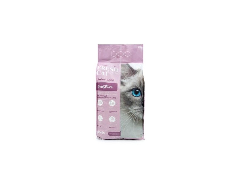 Пясък за котки Gloria Bentonita Premium Sensitive 15 kg