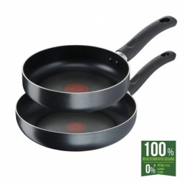 Тиган Tefal EASY COOK 2UDS Бял Неръждаема стомана