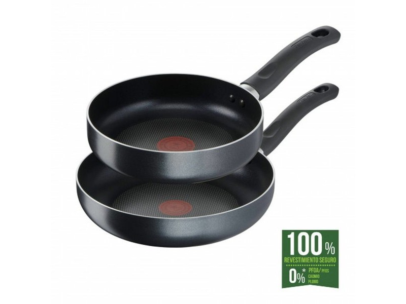 Тиган Tefal EASY COOK 2UDS Бял Неръждаема стомана