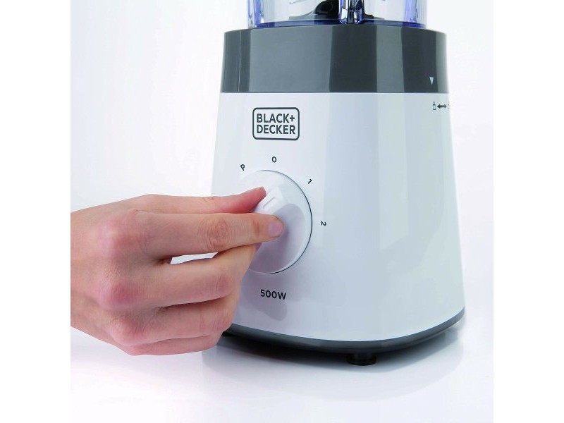 Блендер с чаша Black & Decker BXJB500E 500 W Бял