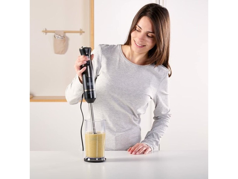 Блендер с чаша Black & Decker ES9160090B Черен 800 W 600 ml