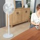 Вентилатор с крака Black & Decker ES9440020B Бял 60 W