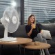 Настолен вентилатор Black & Decker ES9440030B Бял Черен 40 W
