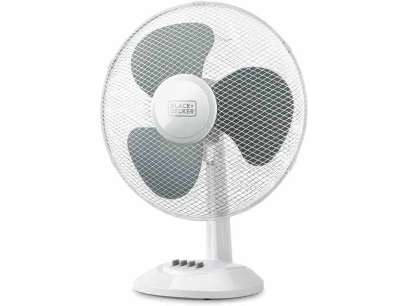 Настолен вентилатор Black & Decker ES9440030B Бял Черен 40 W