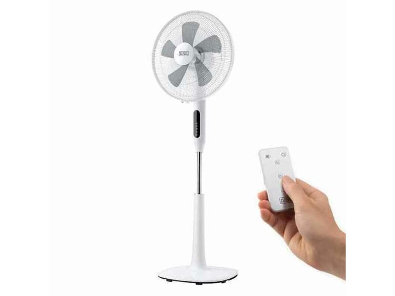Вентилатор с крака Black & Decker ES9440170B 135 cm 50 W Бял