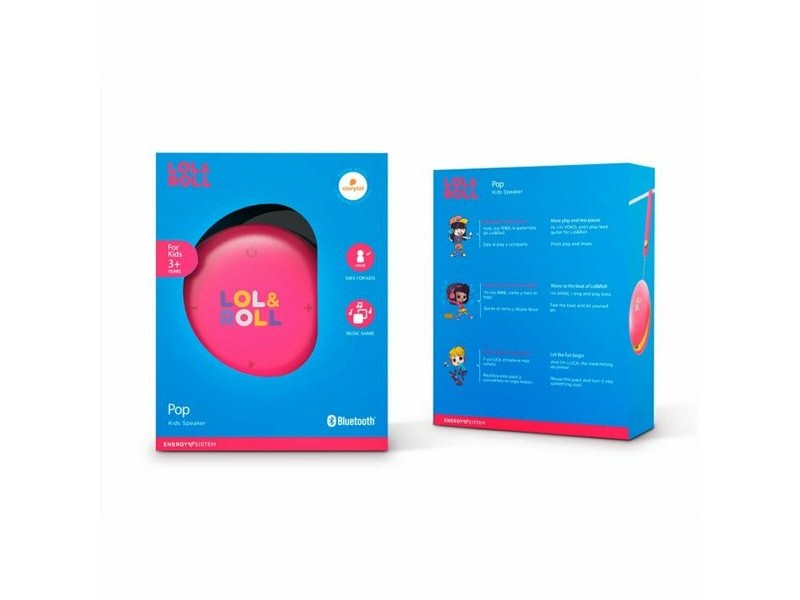 Преносими блутут колони Energy Sistem Lol&Roll Pop Розов 5 W Преносими блутут колони Energy Sistem Lol&Roll Pop Розов 5 W
