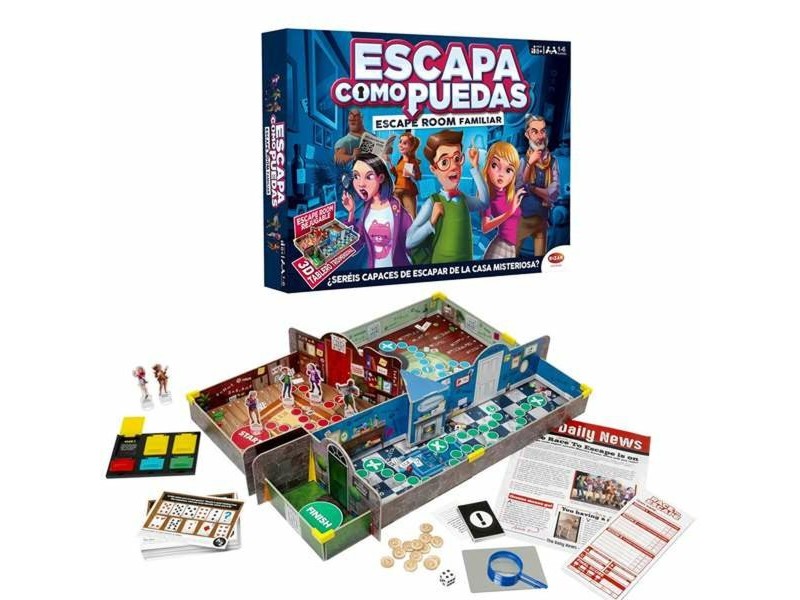 Настолна игра Bizak Escapa como puedas - Escape Room Familiar ES