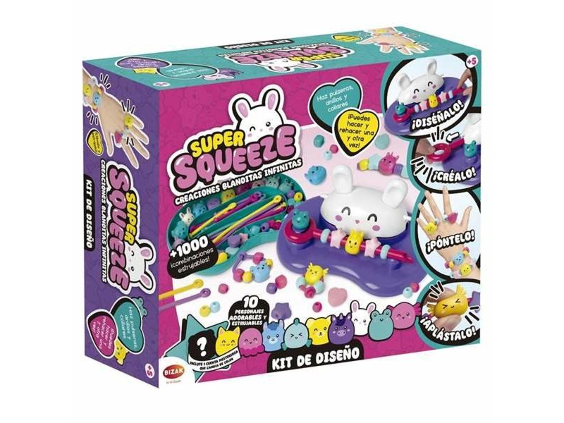 Комплект за Правене на Гривна и Огърлица Bizak Super Squeeze