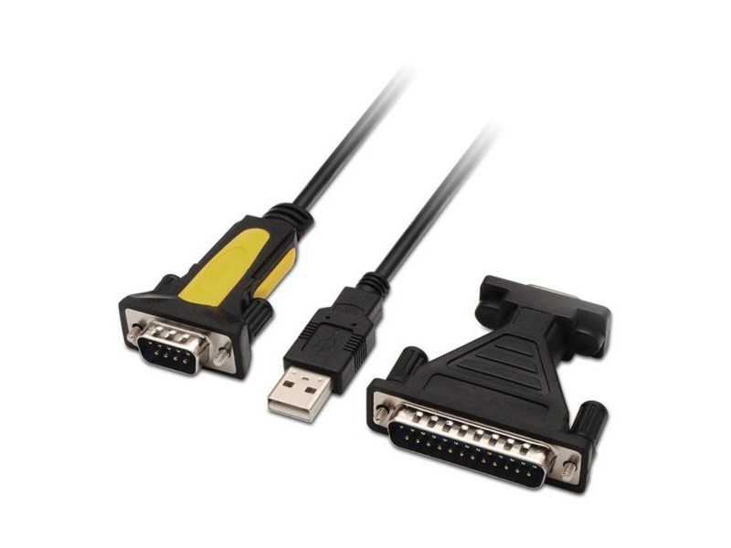 Адаптер за USB към RS232 NANOCABLE 10.03.0002 Черен 1,8 m