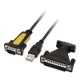Адаптер за USB към RS232 NANOCABLE 10.03.0002 Черен 1,8 m
