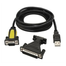Адаптер за USB към RS232 NANOCABLE 10.03.0002 Черен 1,8 m