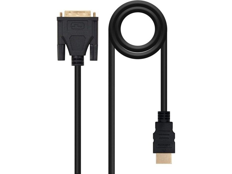 Кабел HDMI към DVI NANOCABLE 10.15.0503 3 m Черен