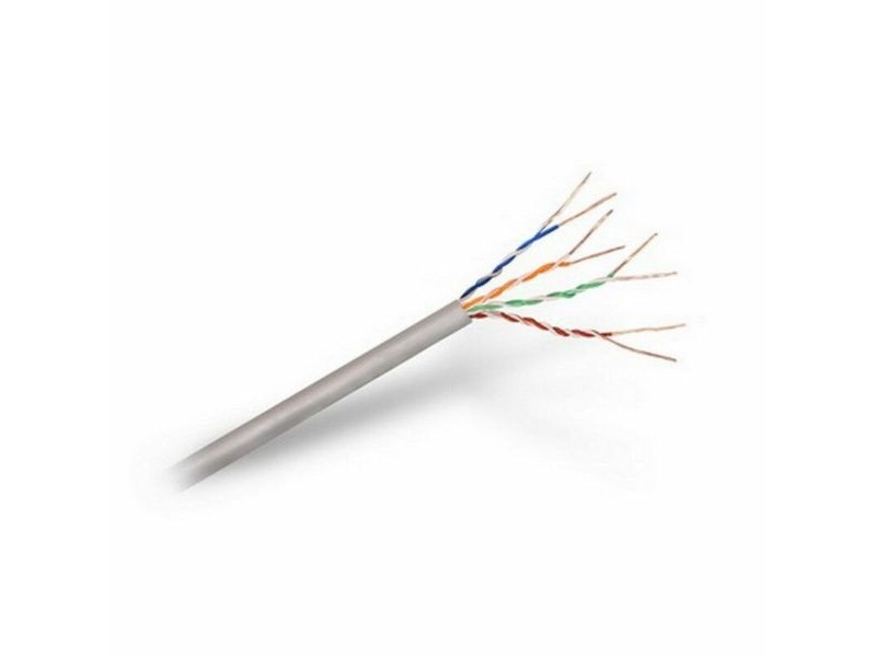 Твърд RJ45 кабел категория 6 UTP NANOCABLE 10.20.0504 305 m Сив 305 m