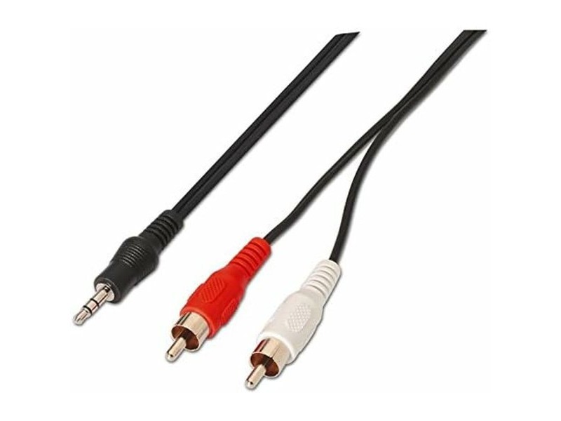 Кабел с жак NANOCABLE 10.24.0310 10 m Мъжки RCA x 2