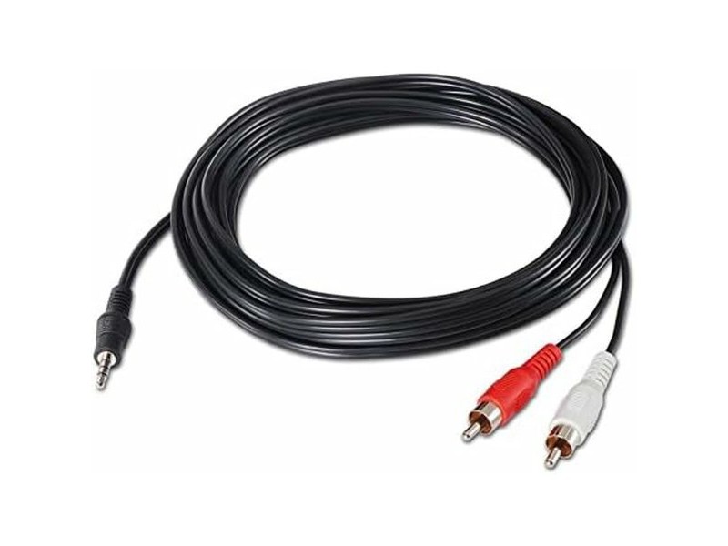 Кабел с жак NANOCABLE 10.24.0310 10 m Мъжки RCA x 2