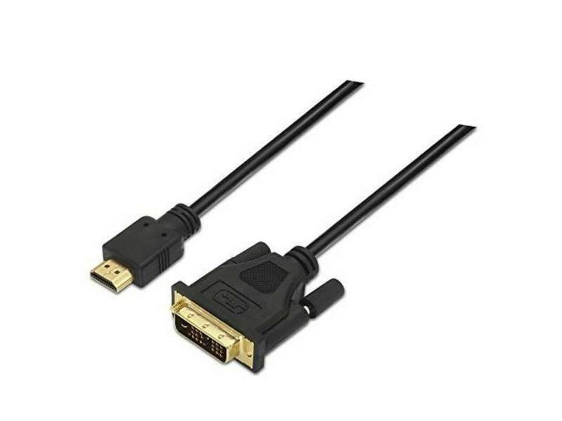 Кабел HDMI към DVI NANOCABLE 10.15.0502 1,8 m Черен 1,8 m