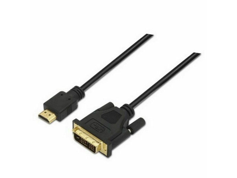 Кабел HDMI към DVI NANOCABLE 10.15.0502 1,8 m Черен 1,8 m