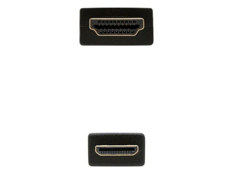 Кабел HDMI към мини HDMI NANOCABLE 10.15.0902 1,8 m Черен 1,8 m