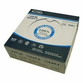 Категория 5 UTP кабел NANOCABLE 10.20.0302 (100 m) Сив 100 m